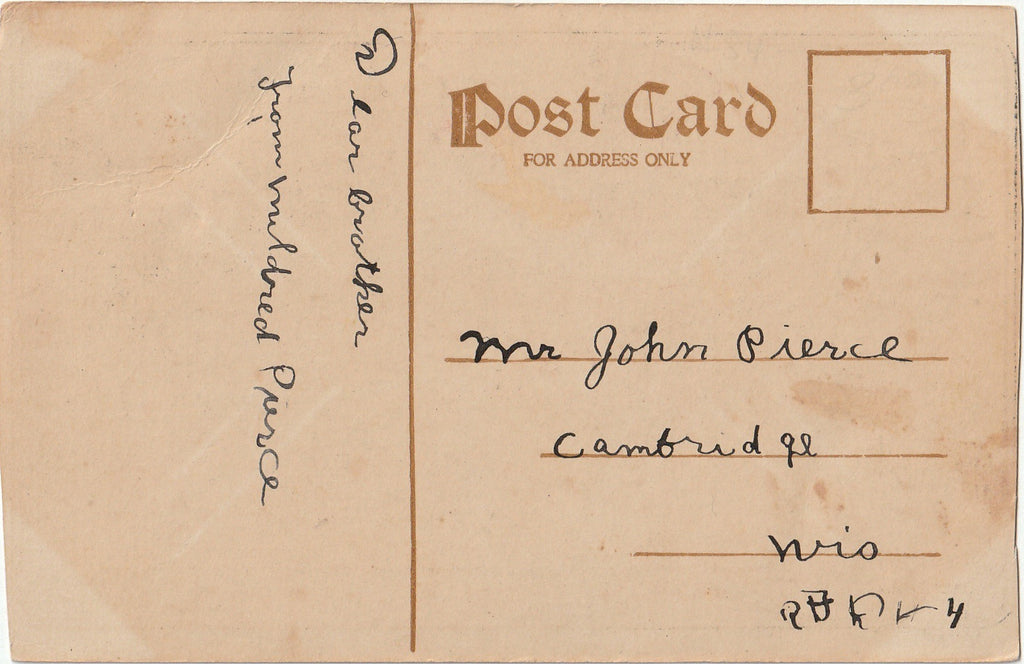 Avoiding the Subject - King & Assassin - Postcard, c. 1900s