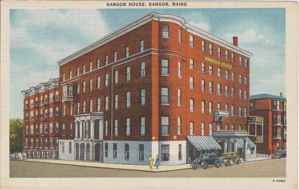 Bangor House - Bangor, Maine - Postcard, c. 1950s