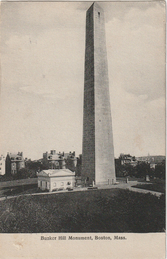 Bunker Hill Monument - Boston, MA - Postcard, c. 1900s