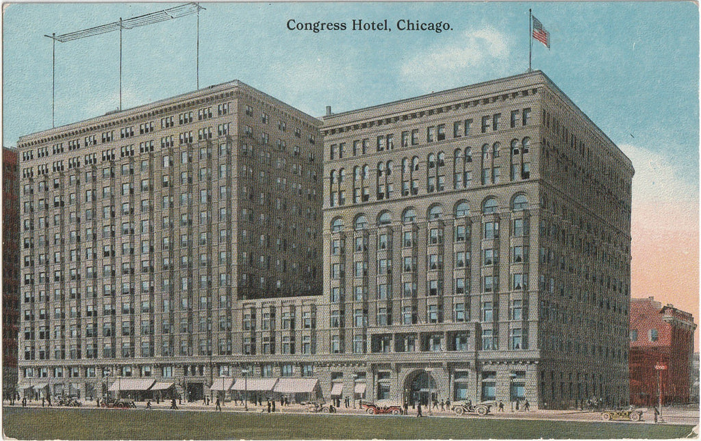 Congress Hotel and Annex - Chicago, IL - Postcard, c. 1910s