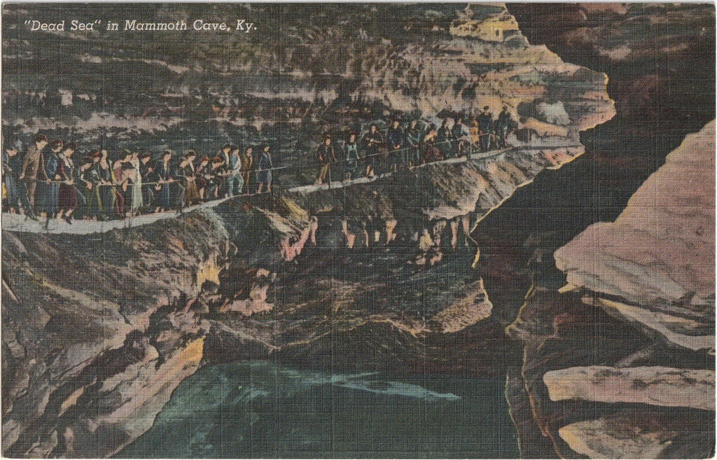 Dead Sea in Mammoth Cave, Kentucky - Postcard, c. 1940s