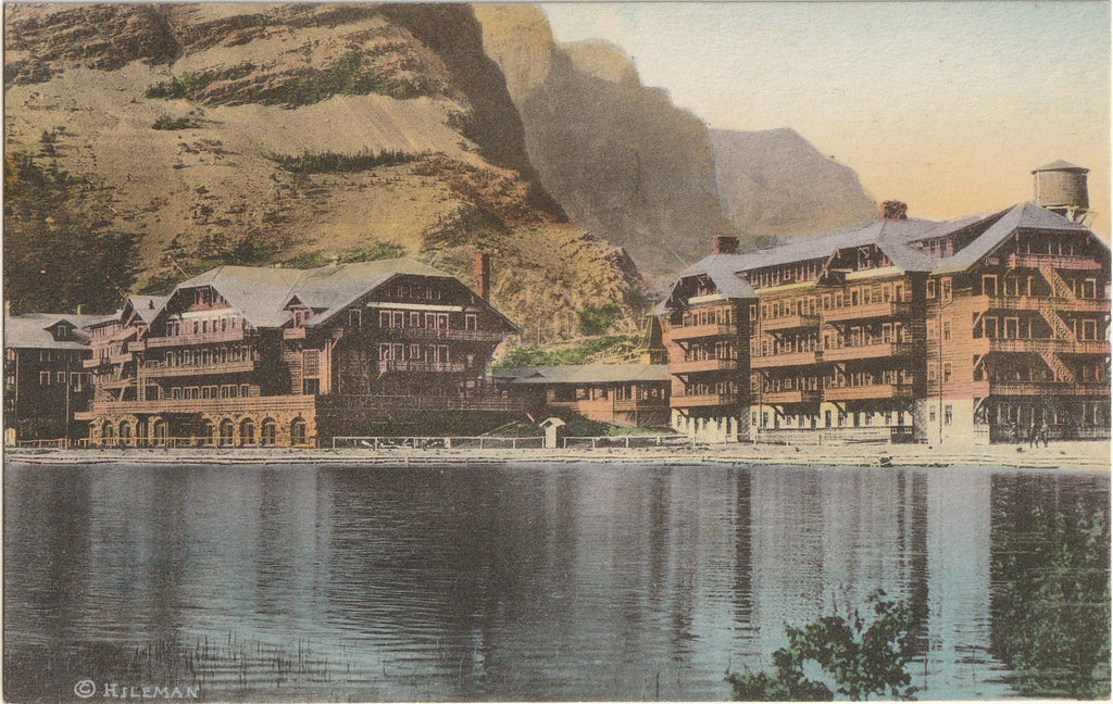 Many Glacier Hotel - Glacier National Park, Montana - Postcard, c. 1910s