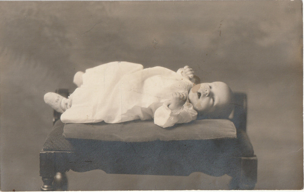 Portrait For Baby - Edwardian Infant - RPPC, c. 1910s