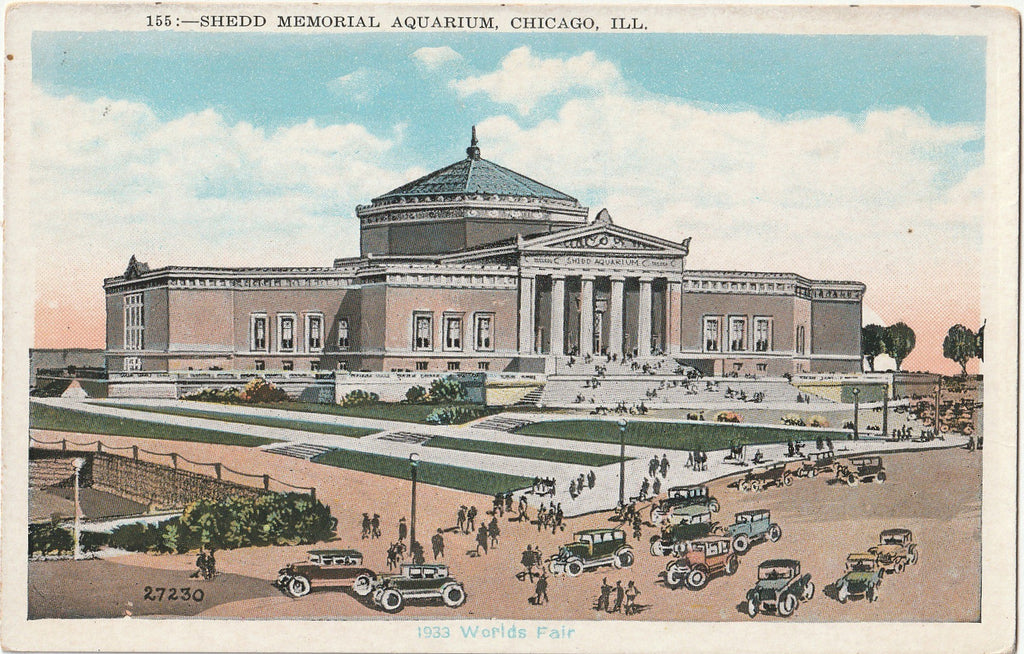 John G. Shedd Memorial Aquarium - 1933 World's Fair - Chicago, IL - Postcard, c. 1930s