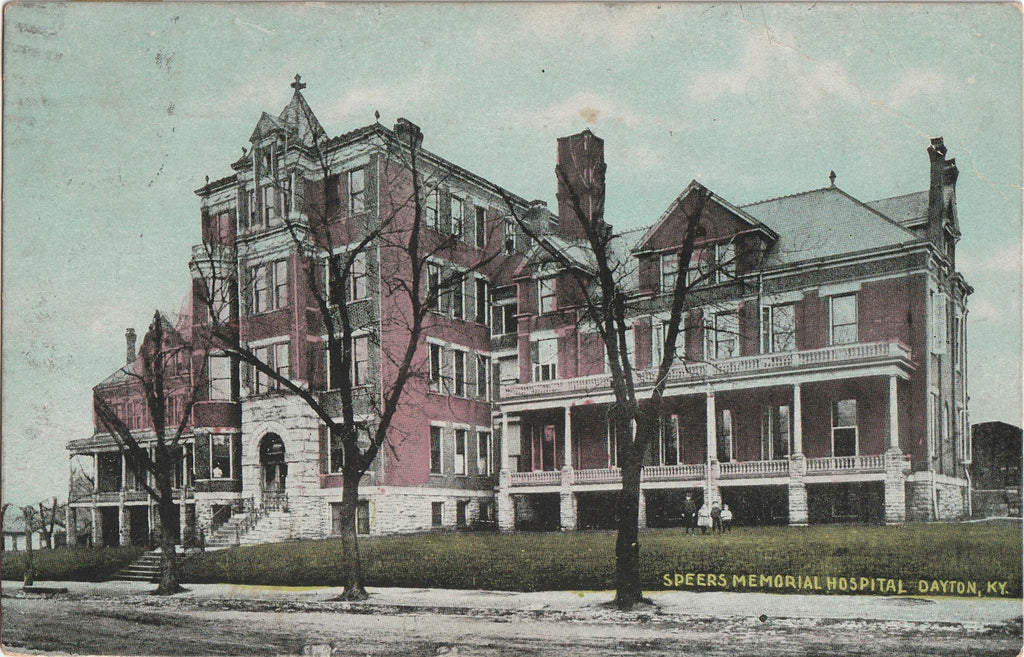 Speers Memorial Hospital - Dayton, Kentucky - Postcard, c. 1910s
