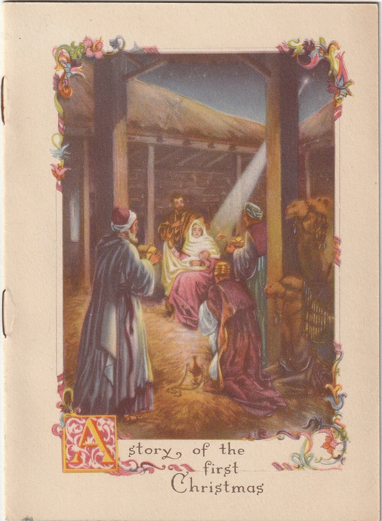 A Story of the First Christmas - C. R. Gibson & Co. - Booklet, c. 1942