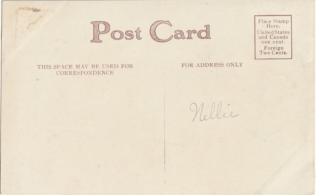 April-born with Smiles and Fears - Diamond Birth Stone - Birthday Postcard, c. 1900s Back