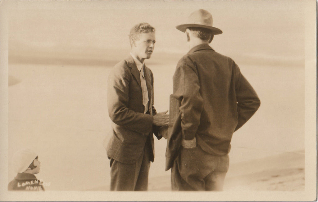 Charles Lindbergh - Nome, Alaska - Lomen Bros. - RPPC, c. 1931