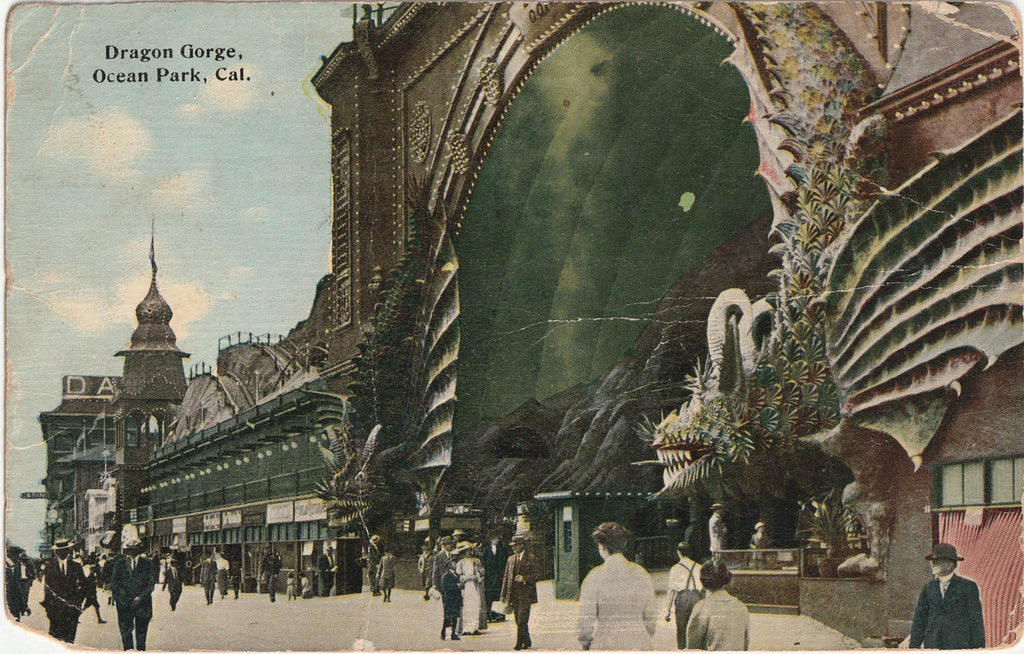 Dragon Gorge - Ocean Park, California - Postcard, c. 1910s