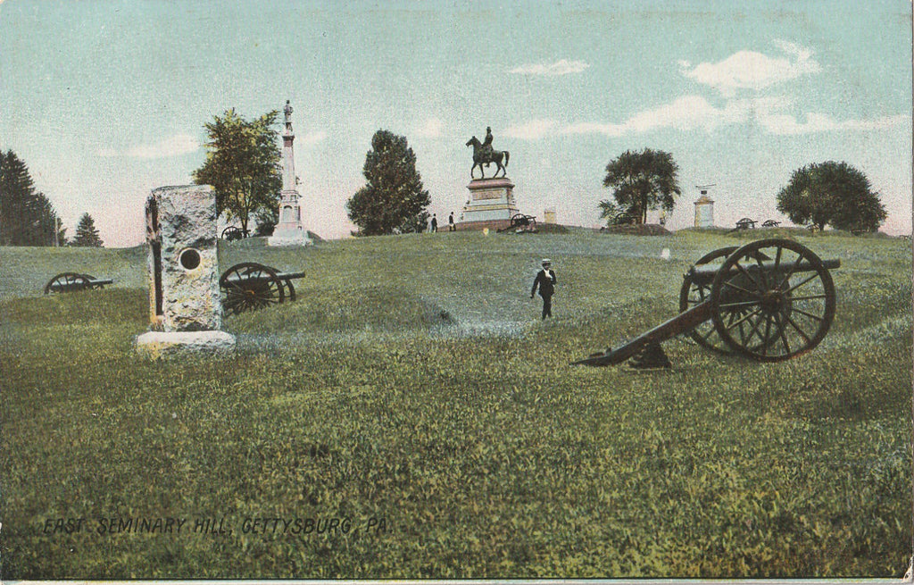 East Seminary Hill Gettysburg Postcard