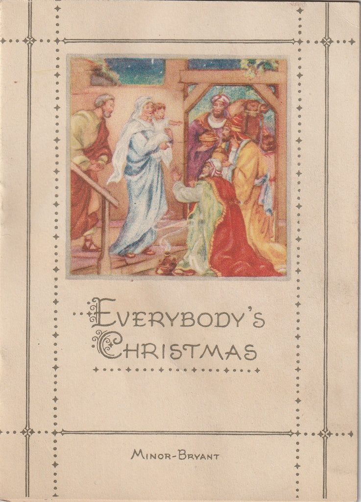 Everybody's Christmas - Minor-Bryant - C. R. Gibson & Co. - Booklet, c. 1942