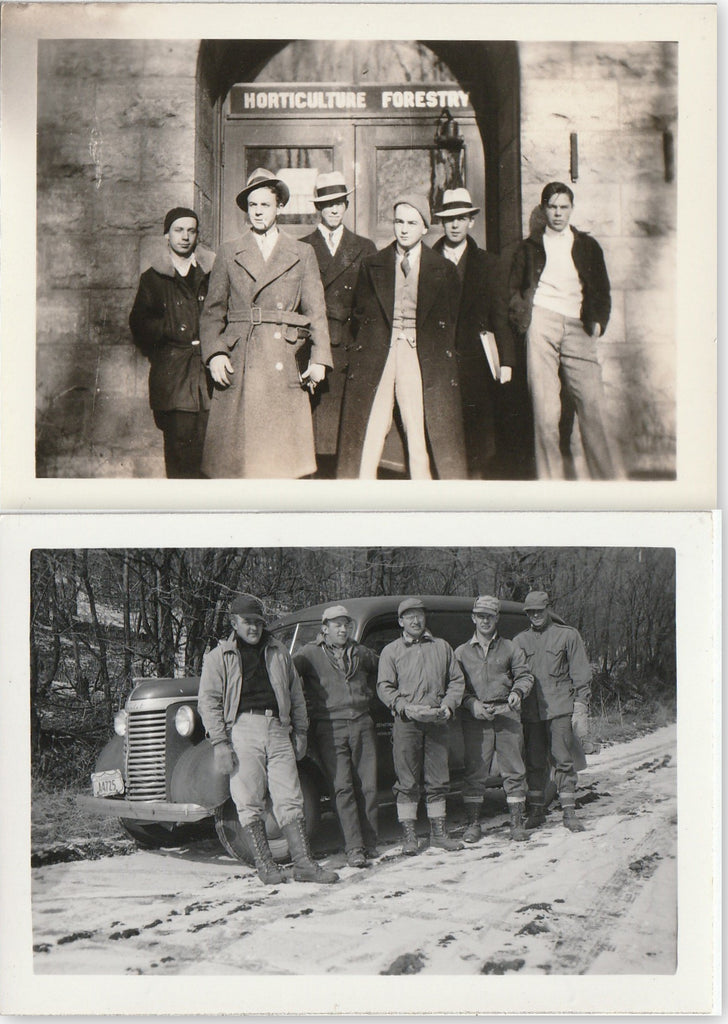 Horticulture Forestry - SET of 2 - Snapshots, c. 1940s