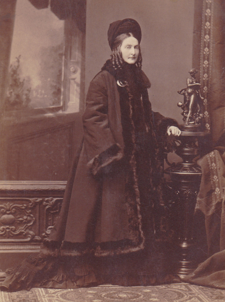 Mrs. Thomas B Bryan- 1800s Antique Photograph- Jennie B Page- Historical Portrait- Identified Cabinet Photo- Washington, DC