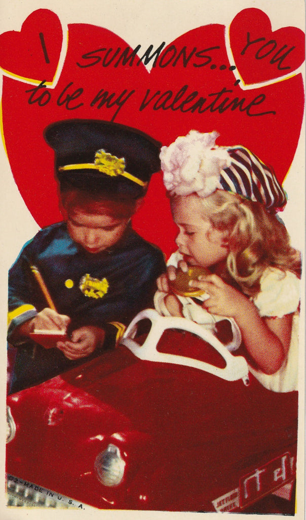 I Summons You to Be My Valentine - Card, c. 1950s