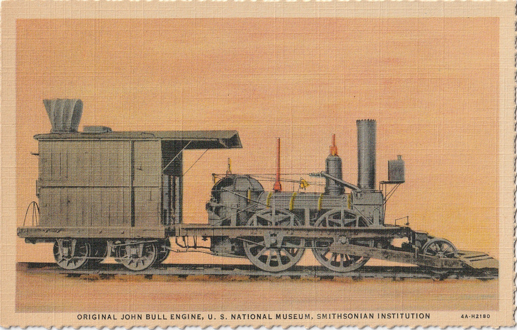 John Bull Engine Smithsonian Institution Postcard