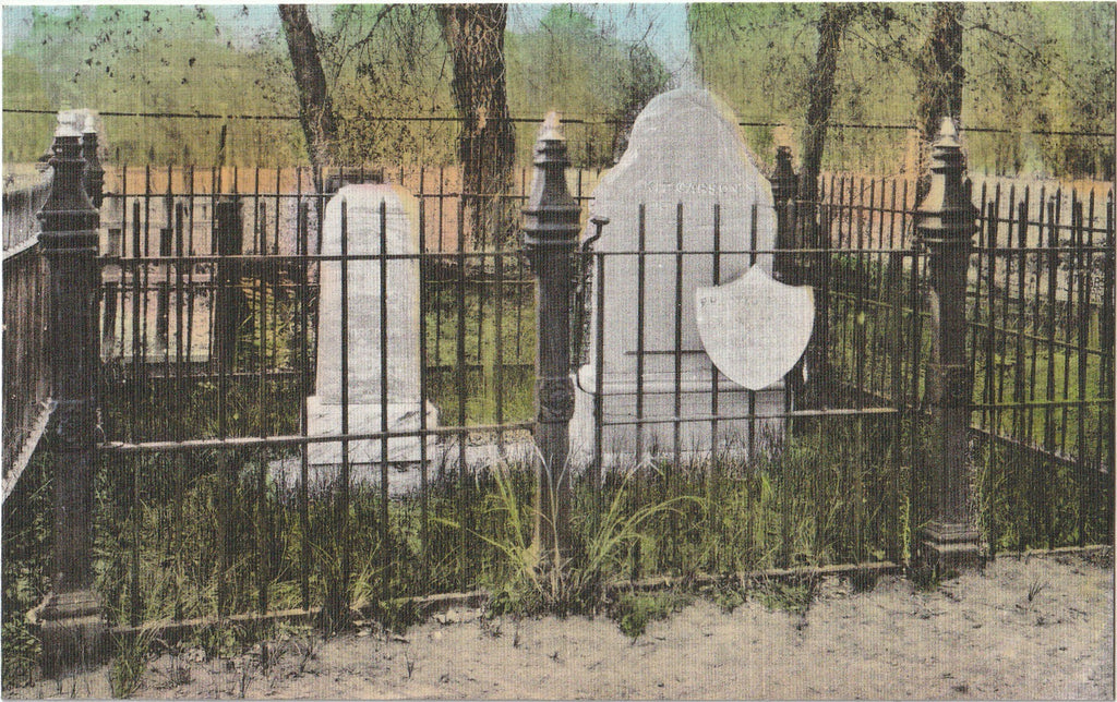 Kit Carson's Grave - Taos, New Mexico - Postcard, c. 1910s