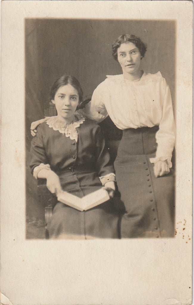 Mary & Ida Walleyed Woman RPPC
