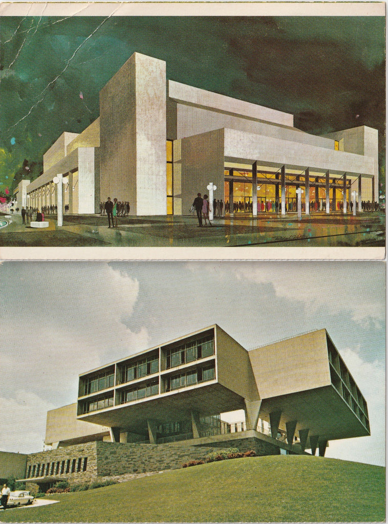 Milwaukee County War Memorial Performing Arts and Lakefront Center Postcards