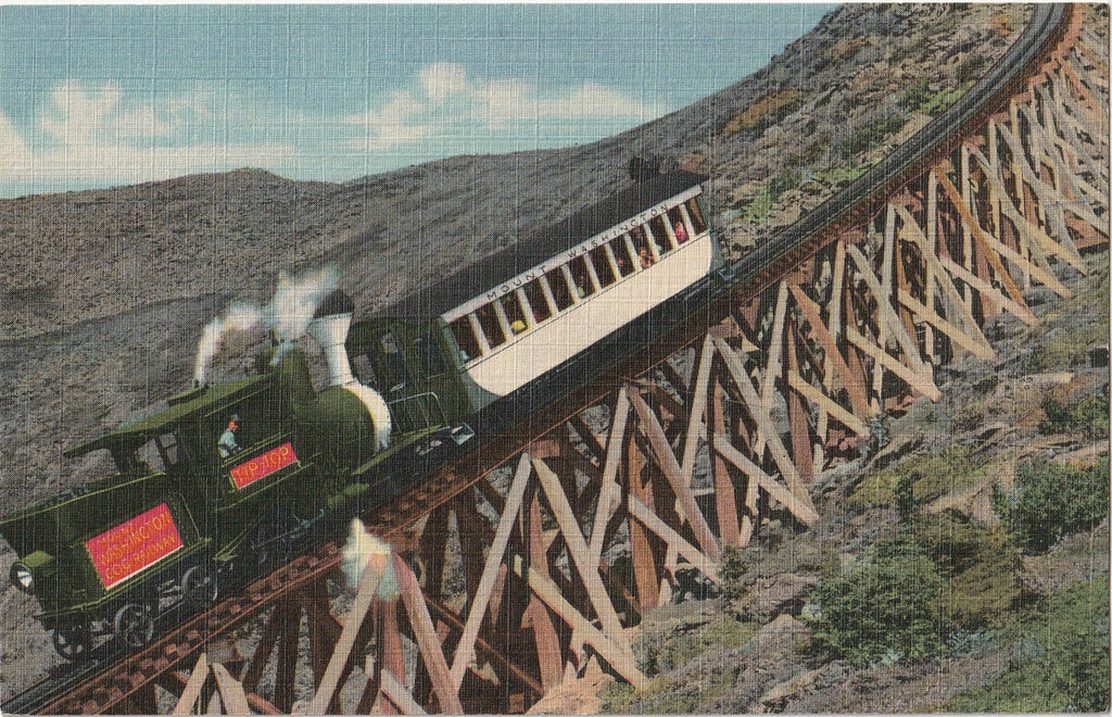 Mount Washington Cog Railway Postcard