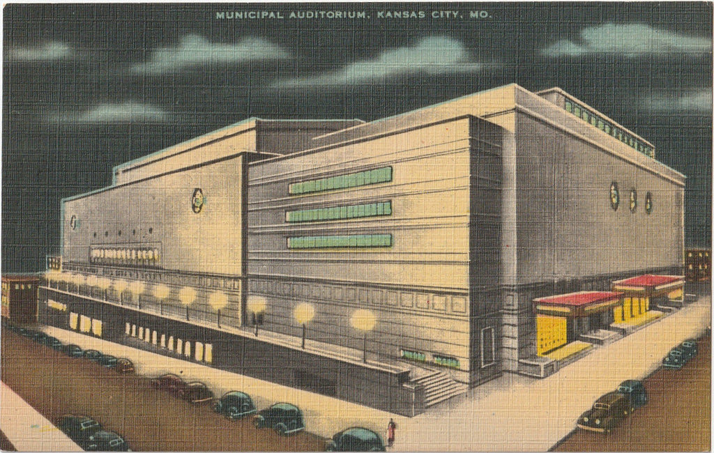 Municipal Auditorium - Kansas City, Missouri - Postcard, c. 1930s