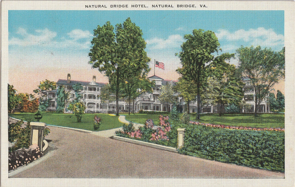 Natural Bridge Hotel Natural Bridge Virginia Postcard