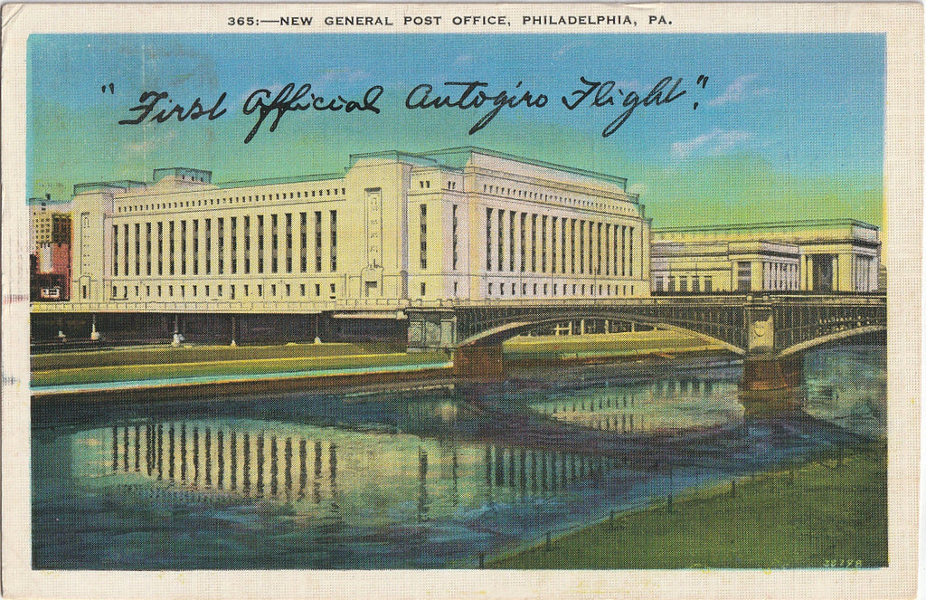 New General Post Office Philadelphia Postcard