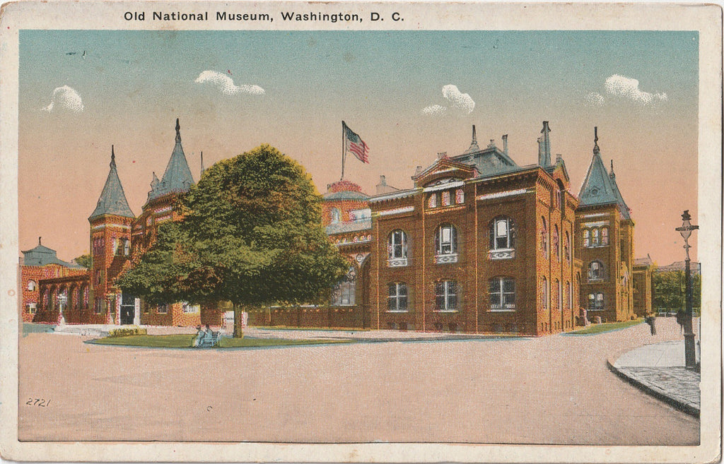 Old National Museum Washington D. C. Postcard