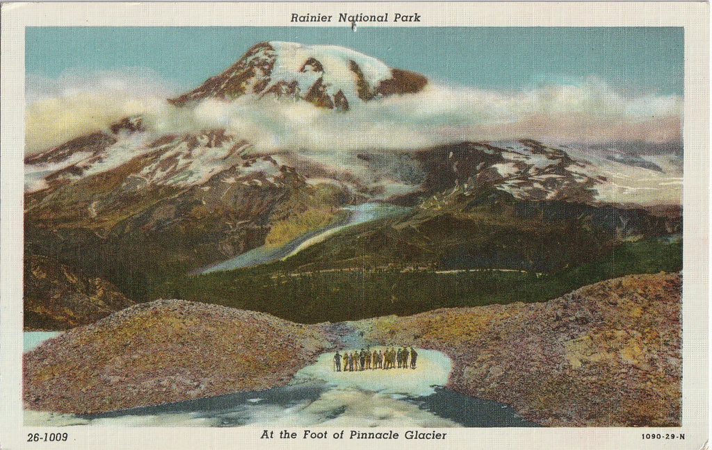 Rainer National Park Pinnacle Glacier Postcard