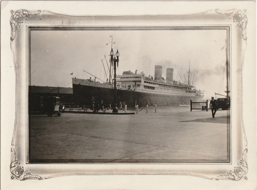 S. S. California Panama Pacific Line Photograph