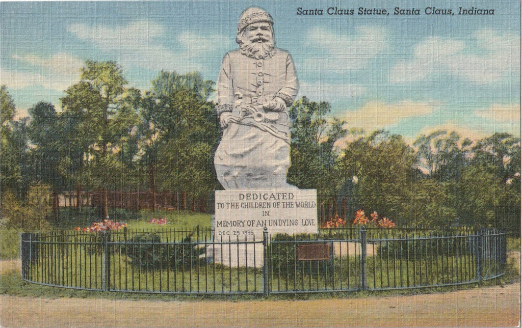 Santa Claus Indiana Vintage Postcard
