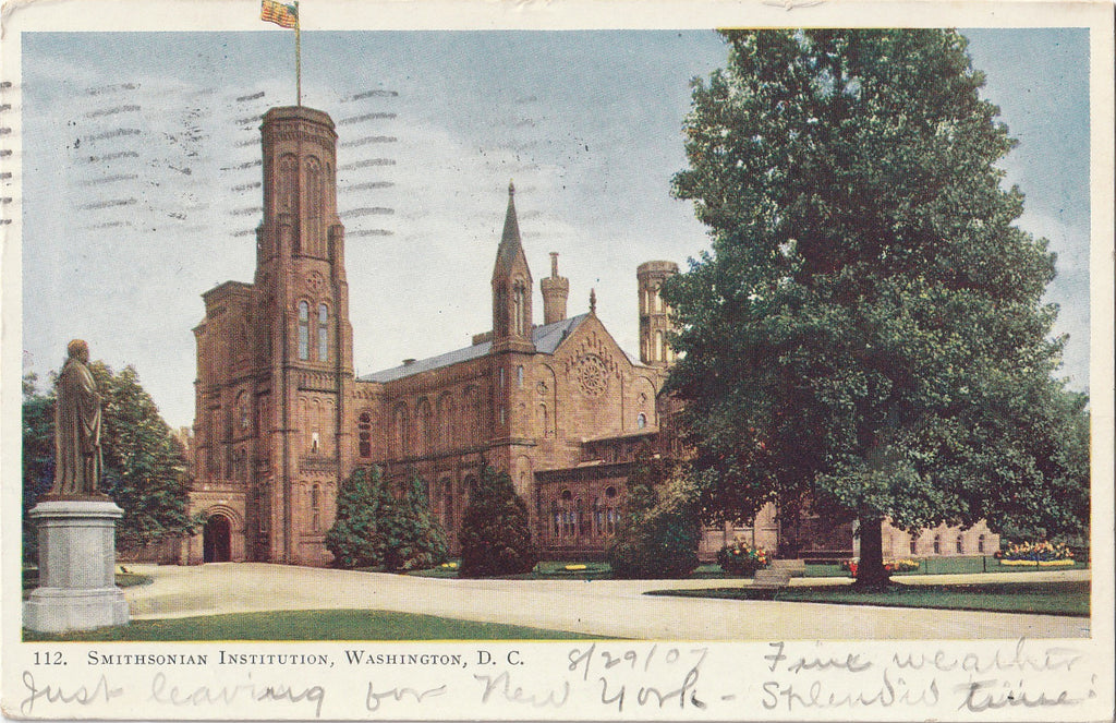 Smithsonian Institution Washington D.C. Postcard