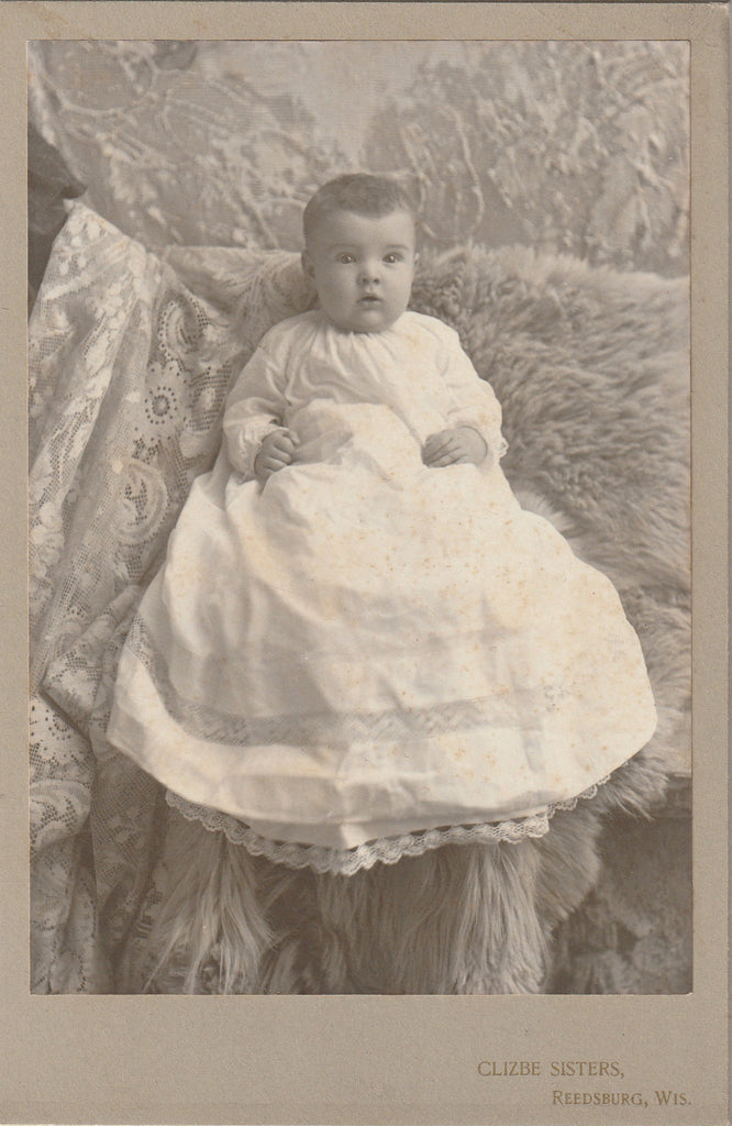 Victorian Baby Hidden Mother Cabinet Photo