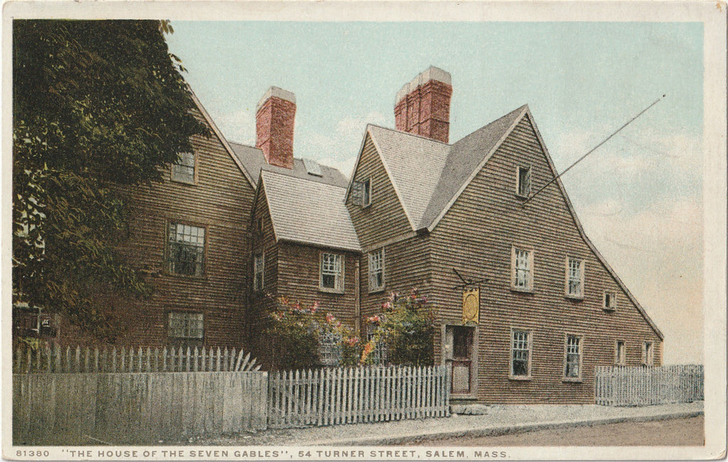 The House of the Seven Gables - Salem, MA - Postcard, c. 1910s