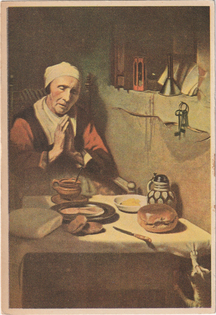 The Praying Woman Nicholaas Maas Postcard