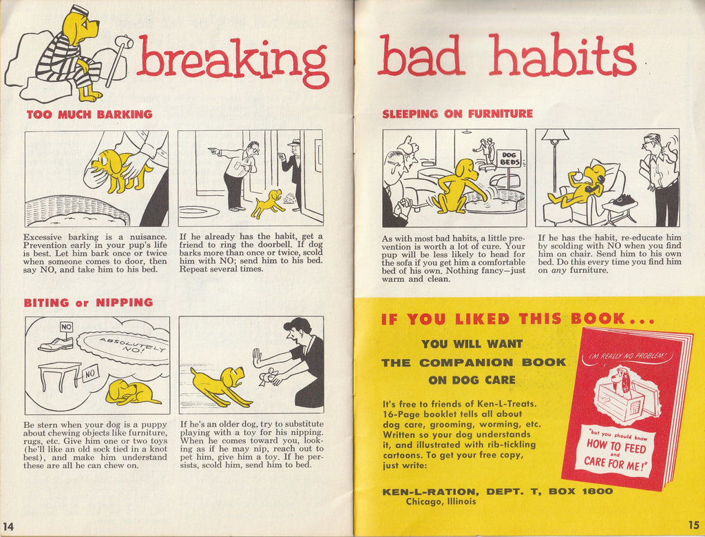 Training Can Be Fun and Useful Too - Ken-L-Treats - Ted Key - Booklet, c. 1955 Page 14-15