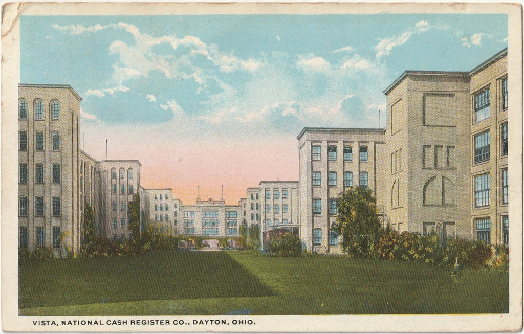 Vista, National Cash Register Company - Dayton, OH - Postcard, c. 1920s