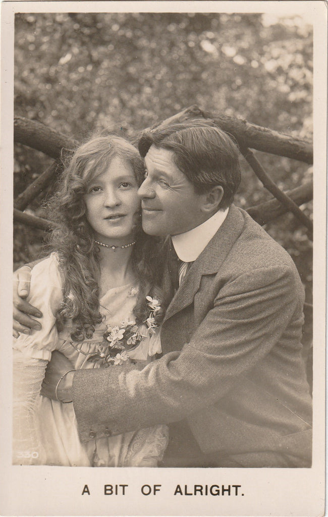 A Bit of Alright - Edwardian Romance - Bamforth & Co. - RPPC, c. 1900s