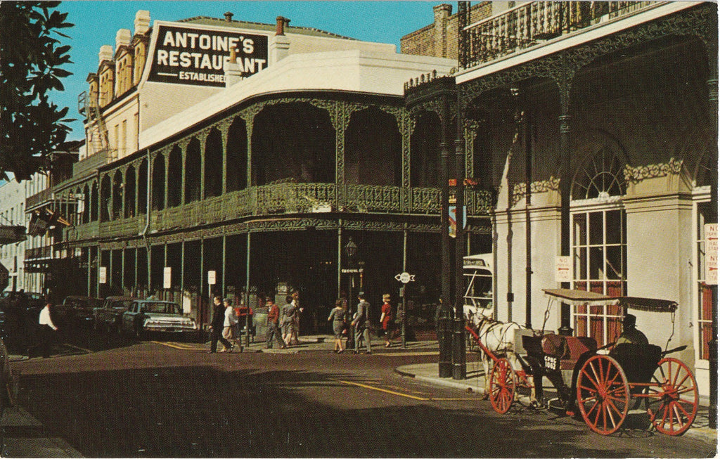 Antoine's Restaurant - New Orleans, LA - Mirro-Krome Postcard, c. 1950s