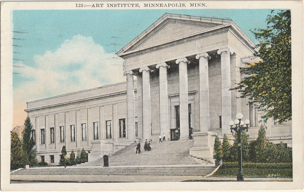 Art Institute - Minneapolis, MN - Postcard, c. 1930s