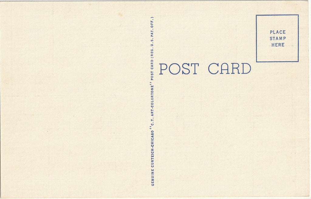 Colonial Coach and Four - Williamsburg, Virginia - Postcard, c. 1940s