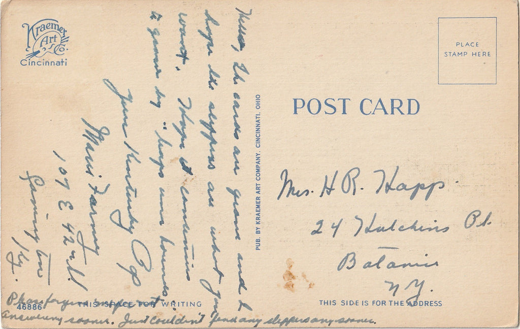 Conservatory in Eden Park - Cincinnati, Ohio - Postcard, c. 1940s