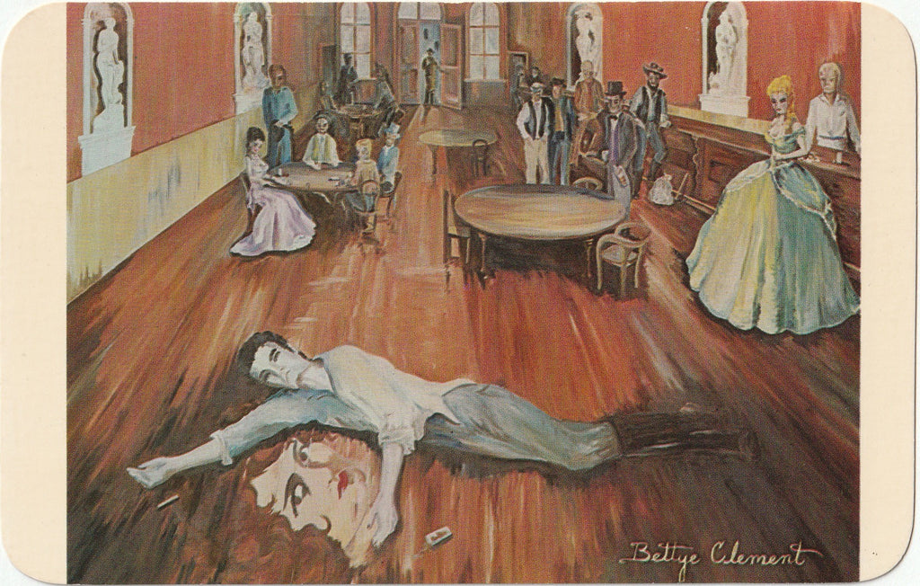 Face on the Bar Room Floor - Teller House Bar - Central City, CO - Postcard, c. 1950s