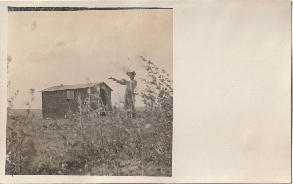 Fred Andrews' Homestead - Kanorado, KS - RPPC, C. 1910