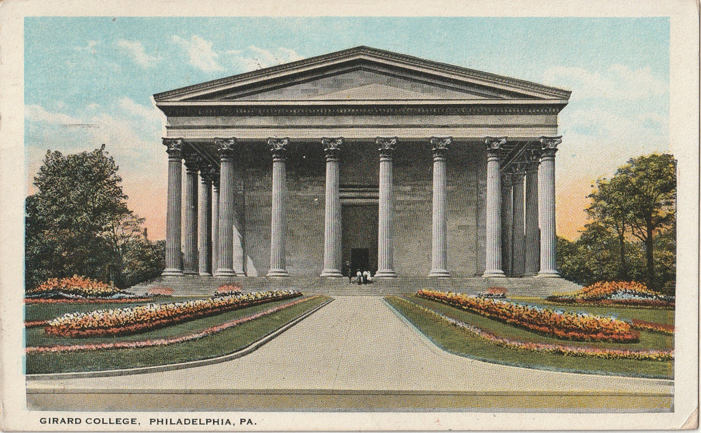 Girard College - Philadelphia, Pennsylvania - Postcard, c. 1910s