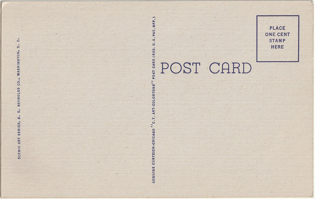 Hains Point Tea House - Washington, D.C. - Postcard, c. 1940s