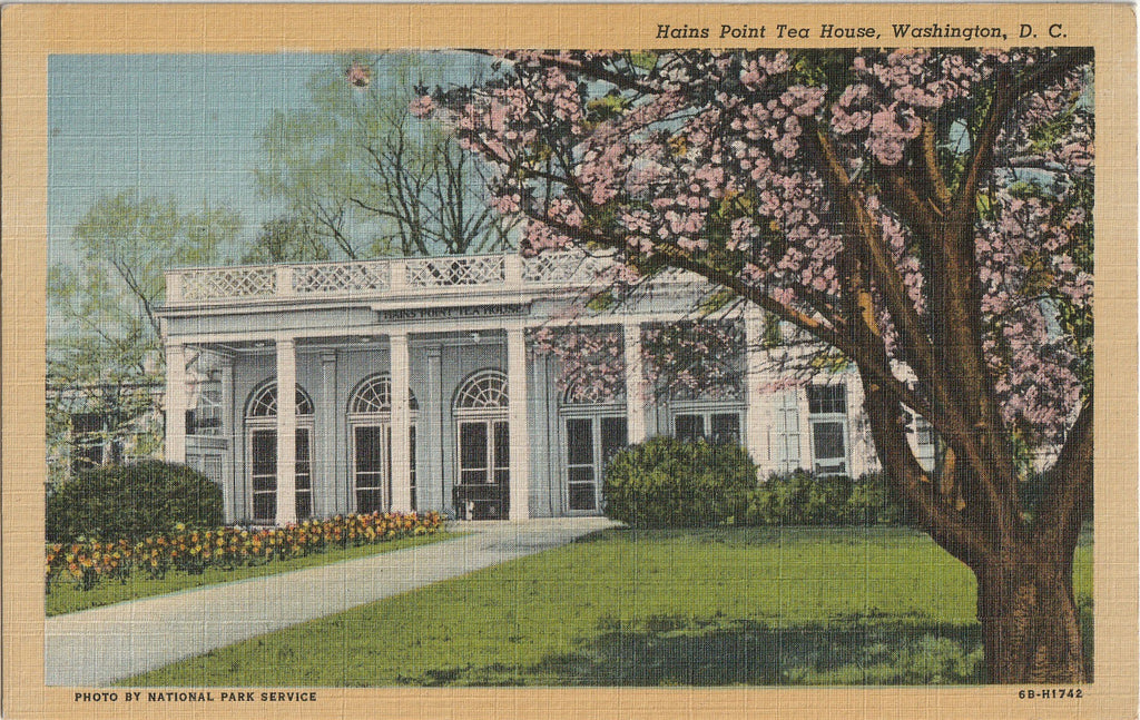 Hains Point Tea House - Washington, D.C. - Postcard, c. 1940s