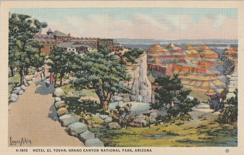 Hotel El Tovar - Grand Canyon National Park, Arizona - Postcard, c. 1930s