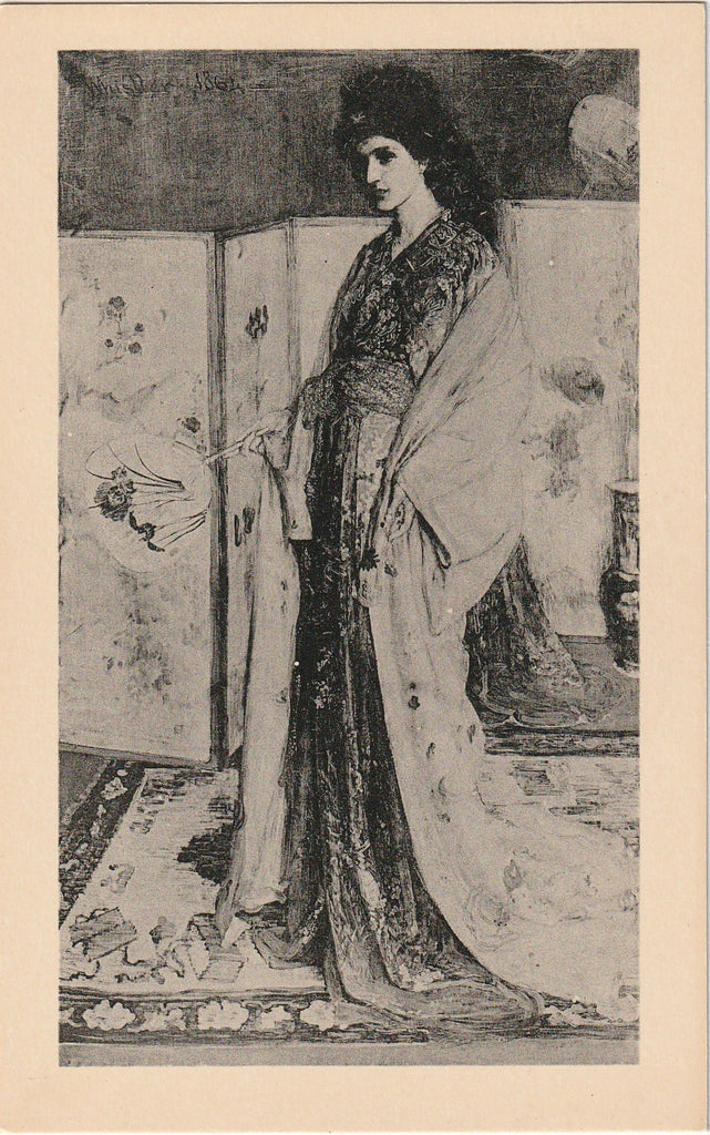 Rose and Silver: Princess From the Land of Porcelain - Peacock Room - James McNeill Whistler - SET of 2 - Postcards, c. 1910s
