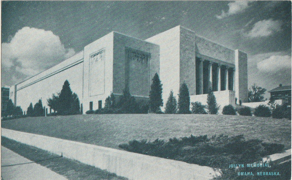 Joslyn Memorial Art Museum - Omaha, Nebraska - SET of 2 - Postcards, c. 1950s