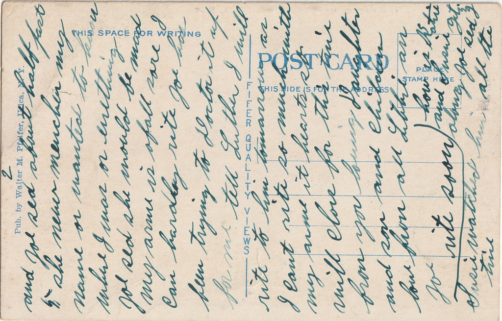 Masonic Home Drive - Utica, New York - Postcard, c. 1920s